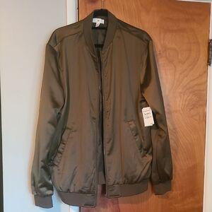 Nordstrom Men's Olive Bomber Jacket